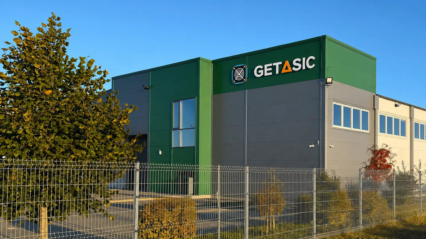 GetAsic mining facility exterior