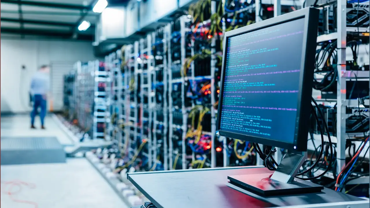 Mining farm monitoring workstation